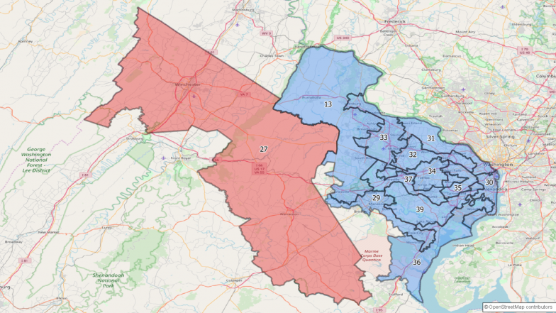 VA Senate - NoVA Districts